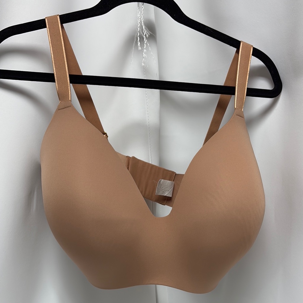 Knix Seamless Tan Wireless Bra 8